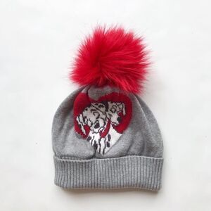 BabyGap Dalmatians pom winter hat GUC XS(4/5T)